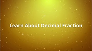 Decimal fraction writing half , A quarter and three quarter as decimal fractions adding - JustTutors