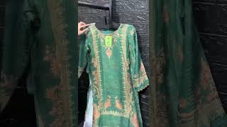 Al karam presentsReadymade embroidered Mal cotton dress Mal cotton top All over embroideryMal Cotton