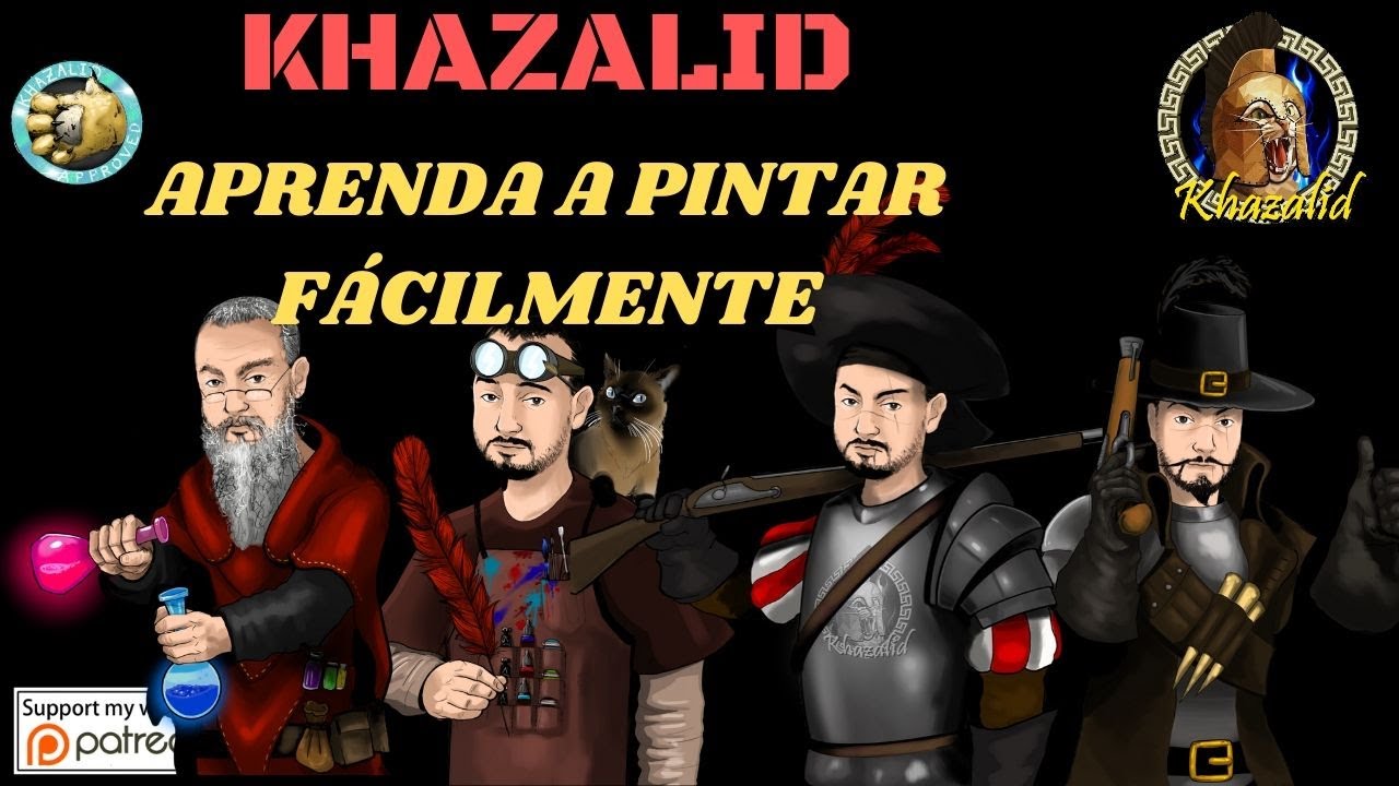 ⚡KHAZALID en casa⚡APRENDE A PINTAR FÁCIL😜 YouTube