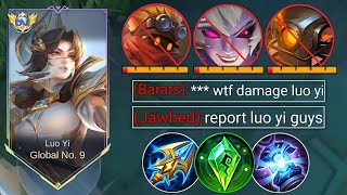 LUO YI BUILD DAMAGE & LIFESTEAL IS BEST SUITED TO FIGHT AGAINST 3 STORNG FIGHTERS!! | MLBB