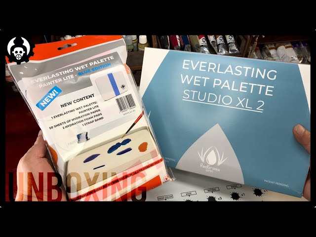 Everlasting Studio XL wet palette for acrylic painter - Redgrasscreative