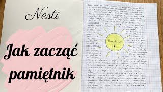 Jak zacząć prowadzić pamiętnik