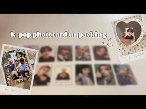 Видео: распаковка карт stray kids  | k-pop photocard unpacking 🐾