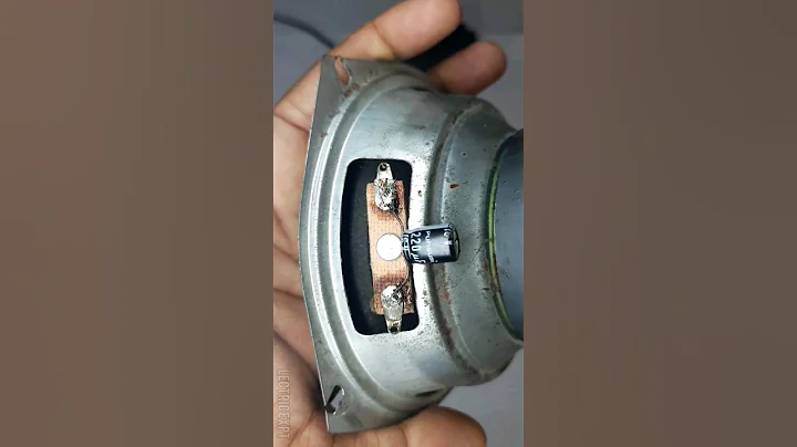[ HOW TO INCREASE BASS WITH ONE CAPACITOR ] - LECTRIC EXPT #shorts #lectricexpt #viral #trending