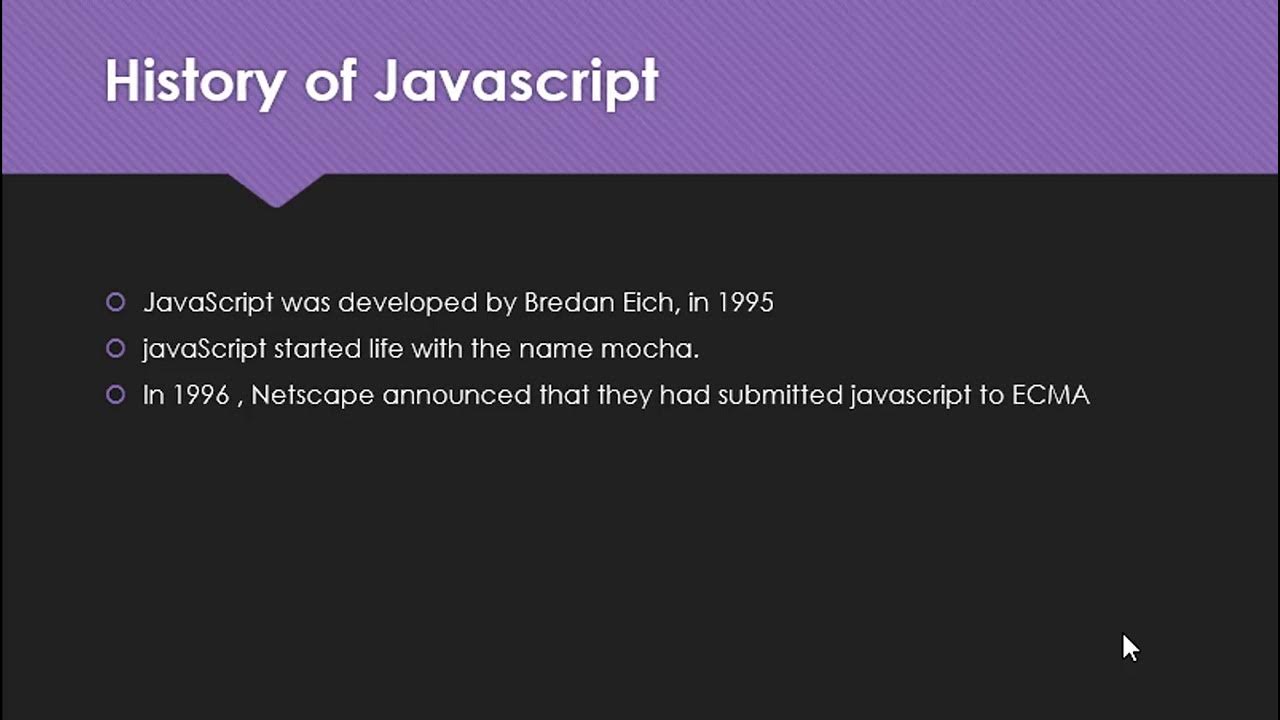 History of JavaScript - YouTube