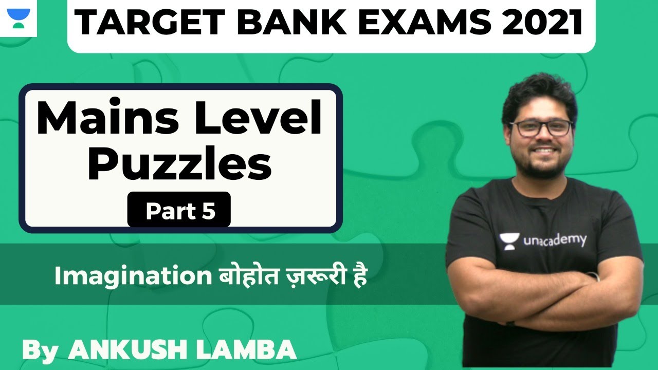 Mains Level Puzzle for Bank Exams Set 5 Ankush Lamba YouTube