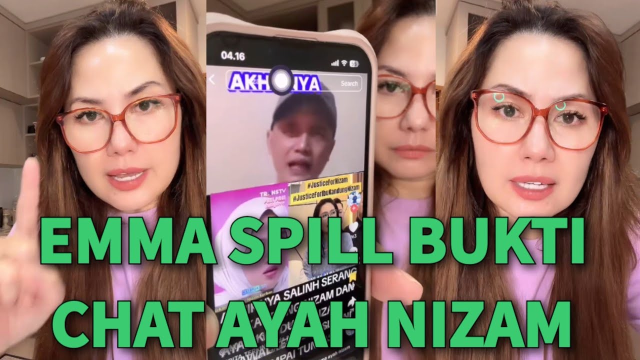MELEDAK GEGER!🔥EMMA SPIL DAN BONGKAR CHAT AYAH NIZAM MINTA DUIT KE IBU KANDUNG