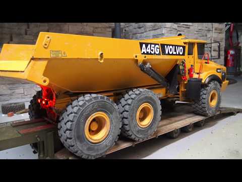 rc-dump-truck-repair!-volvo-a45g-becomes-new-wheel-hub!-cool-rc-vehicles-at-work