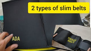 Sweat slim belt Unboxing||sweat shaper belt for men & women|waist fat burner body slimming belt screenshot 5