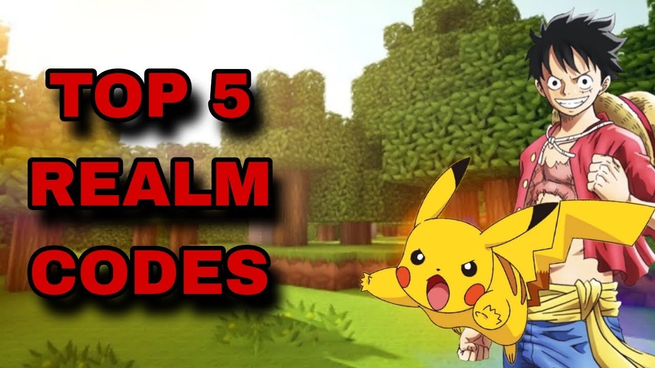 TOP 5 BEST REALM CODES FOR MINECRAFT BEDROCK EDITION! - YouTube