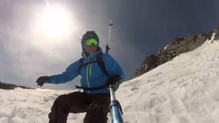 Torreys Peak  14,267&#39; Snowboard - Ski Descent April 10th 2012