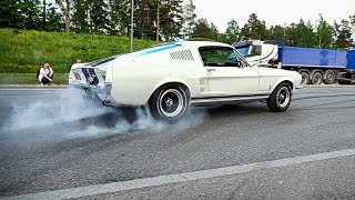 Meaner Than Bullitt 500Hp 67 Mustang Fastback Tire Smoker