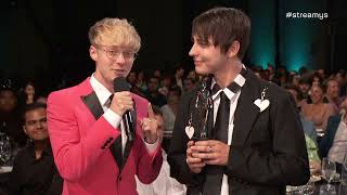 Sam and Colby Accept Unscripted Series | 2023 Streamy Awards