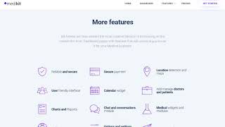 Medikit - Medical UI HTML Kit - Dashboard and Landing Page
