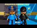POCOYO POLICE VS THIEF PRISON RUN! Obby roblox! Gameplay Walkthrough No Death 4K