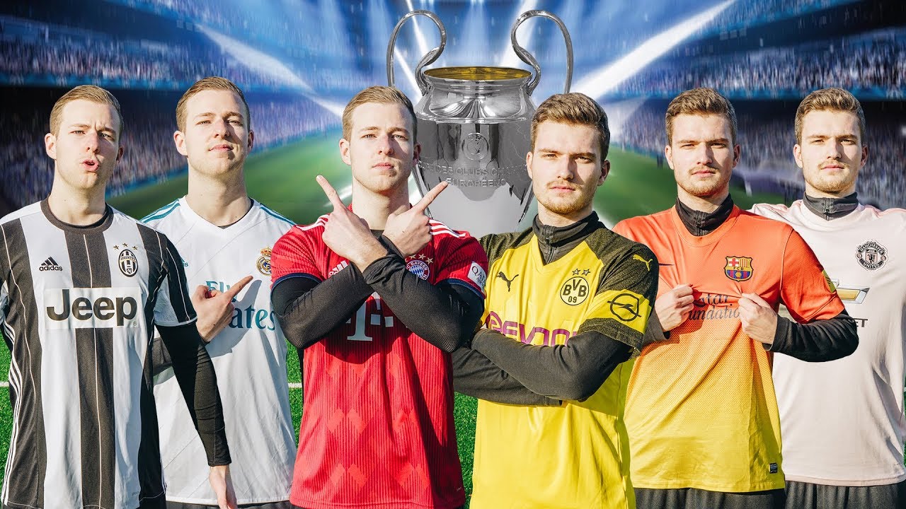 Ultimative Champions League Fussball Challenge Youtube