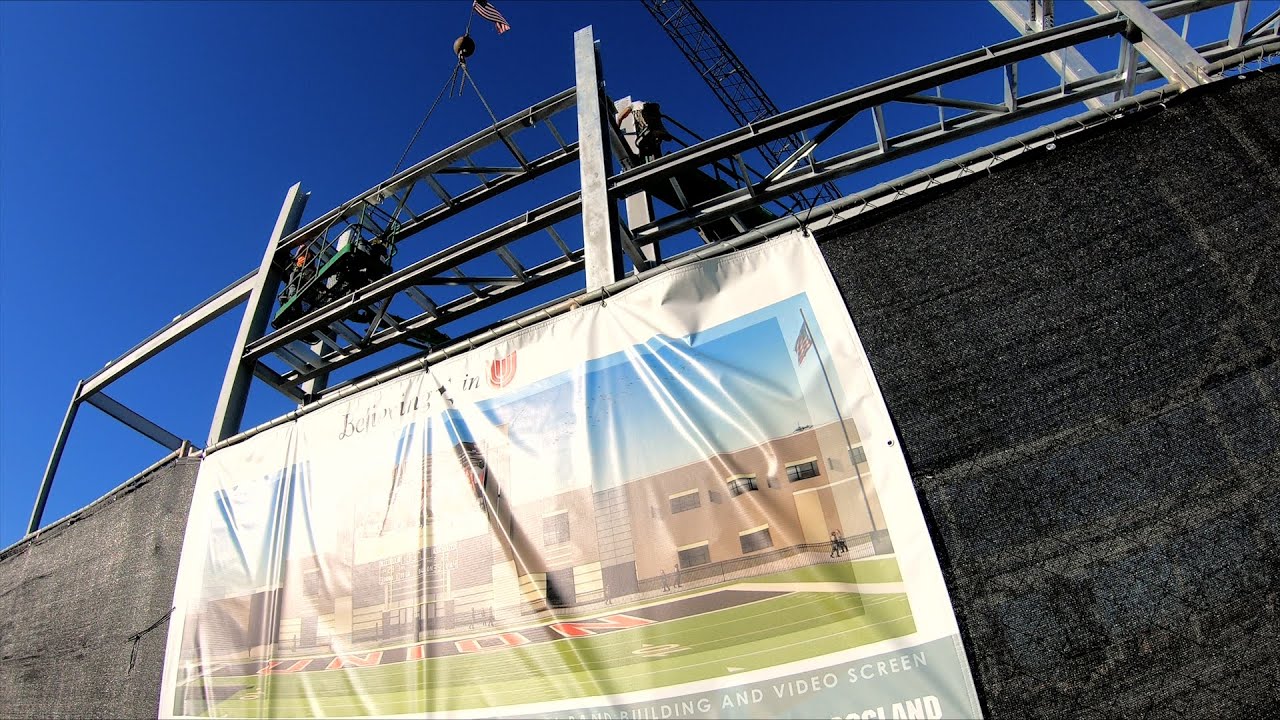 Union's New Band Building is Taking Shape - YouTube