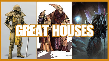 The Great Houses of Morrowind (Elder Scrolls Lore)