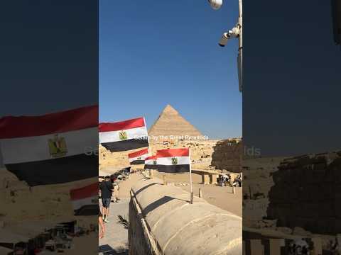 POV: Eating Gelato by the Great Pyramids of Giza