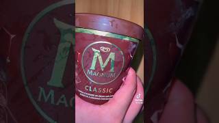 Classic Magnum Ice Cream. Ansarappp! 😋 #magnum #icecream Credits to the Owner