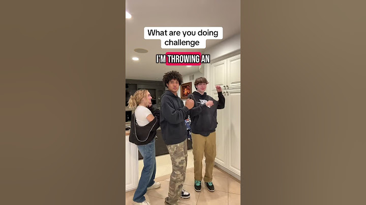What are you doing challenge!! 🤪😱 @skyyjade @mckenzibrookee