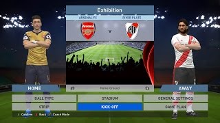 Arsenal Fc Vs River Plate, Emirates Stadium, London, Pc Gameplay, Pcgameplay, Pes 2016, Konami