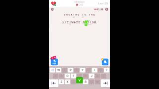 Cryptogram letter level 20