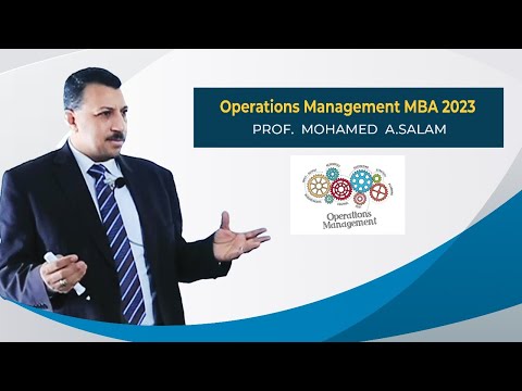 Operations Management MBA 2023