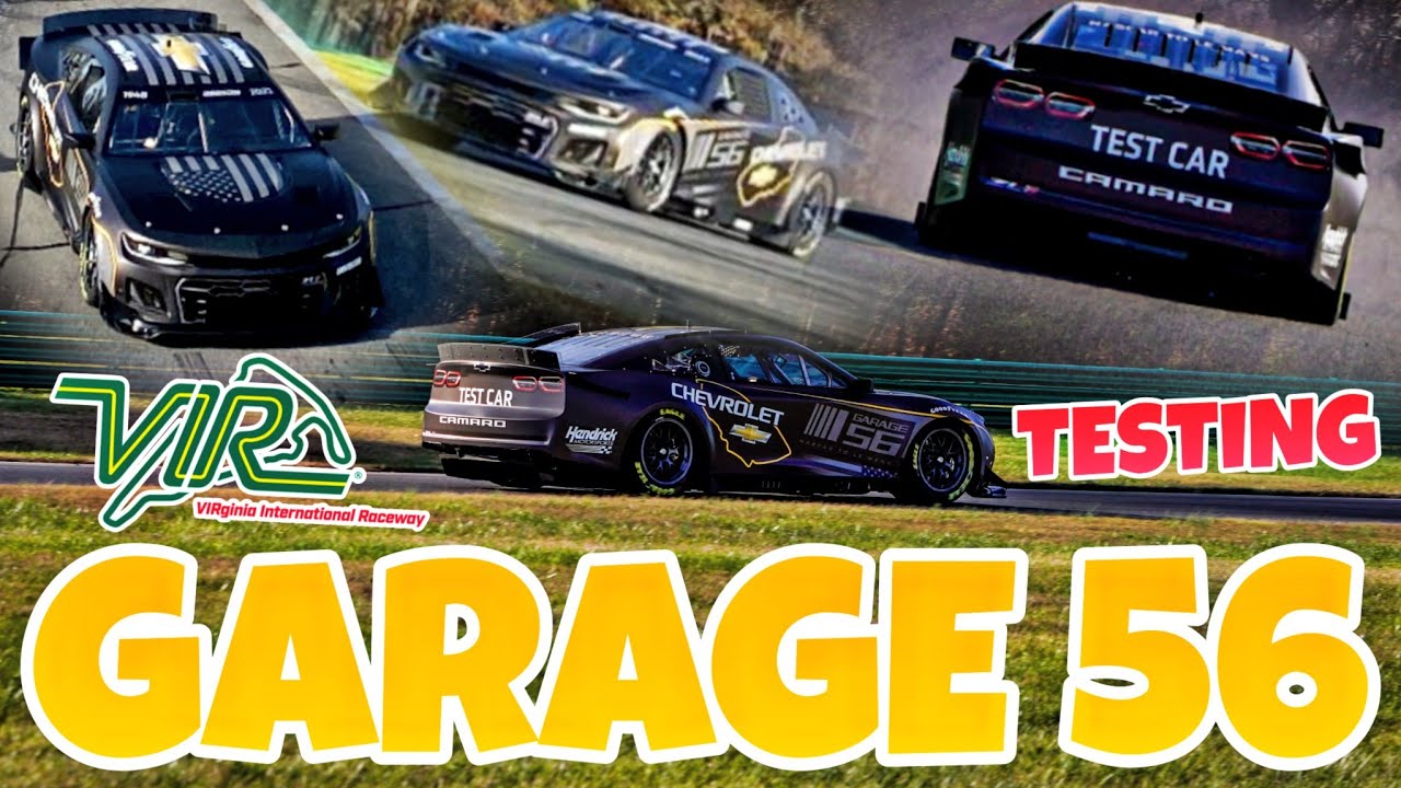 NASCAR Garage 56 Testing at Virginia International Raceway {New Footage!} YouTube
