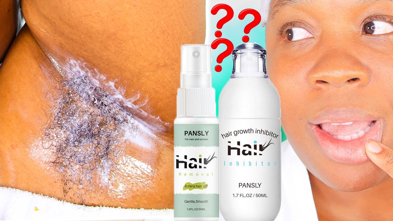 I tried Pansly Hair Removal Spray for 15 days! Do Pansly Hair Products  Work?? - YouTube