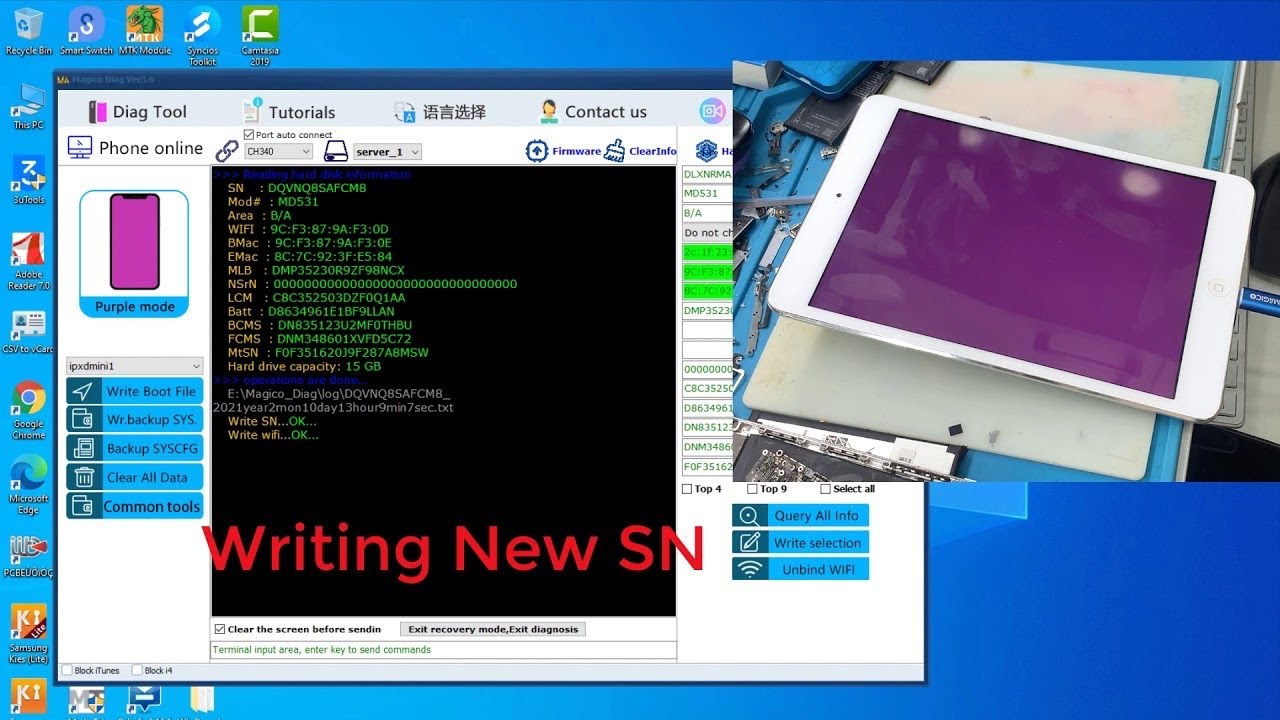 Icloud bypass ipad7 a2197 ipad iphone all model bypass tool irepairp10