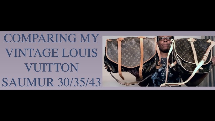 LOUIS VUITTON JEUNE FILLE / CHANTILLY / SAUMUR / LV BAG REVIEW 2021 / VINTAGE  LV BAG COMPARISON 