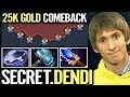 Secret Team New Member: DENDI Epic Tinker Comeback Imba Micro Skill Most Pro Dota 2 Gameplay