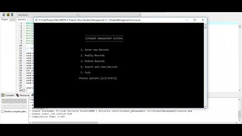 STUDENT MANAGEMENT SYSTEM IN C++ WITH SOURCE CODE