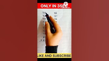 3-Second Maths Trick: Add 10 Consecutive Numbers"