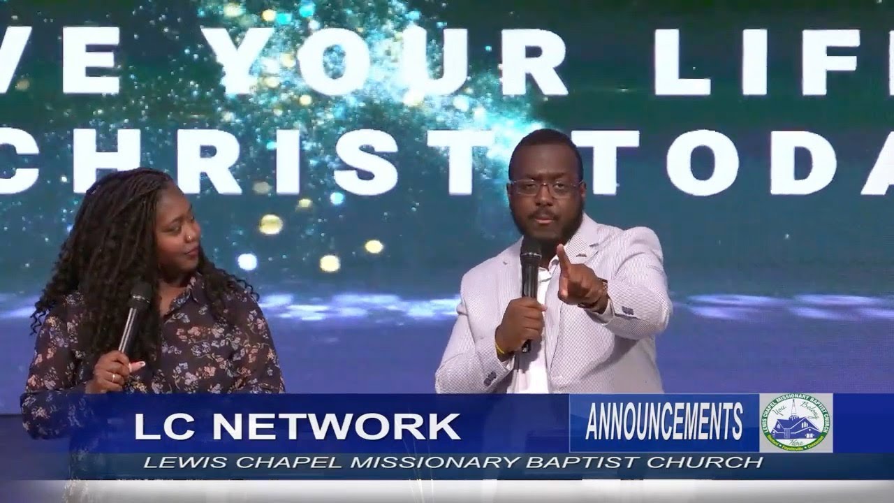 Lewis Chapel Weekly Announcements (7223) YouTube