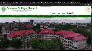 Gossner College Ranchi entrance exam 2025 application form and admission 2025