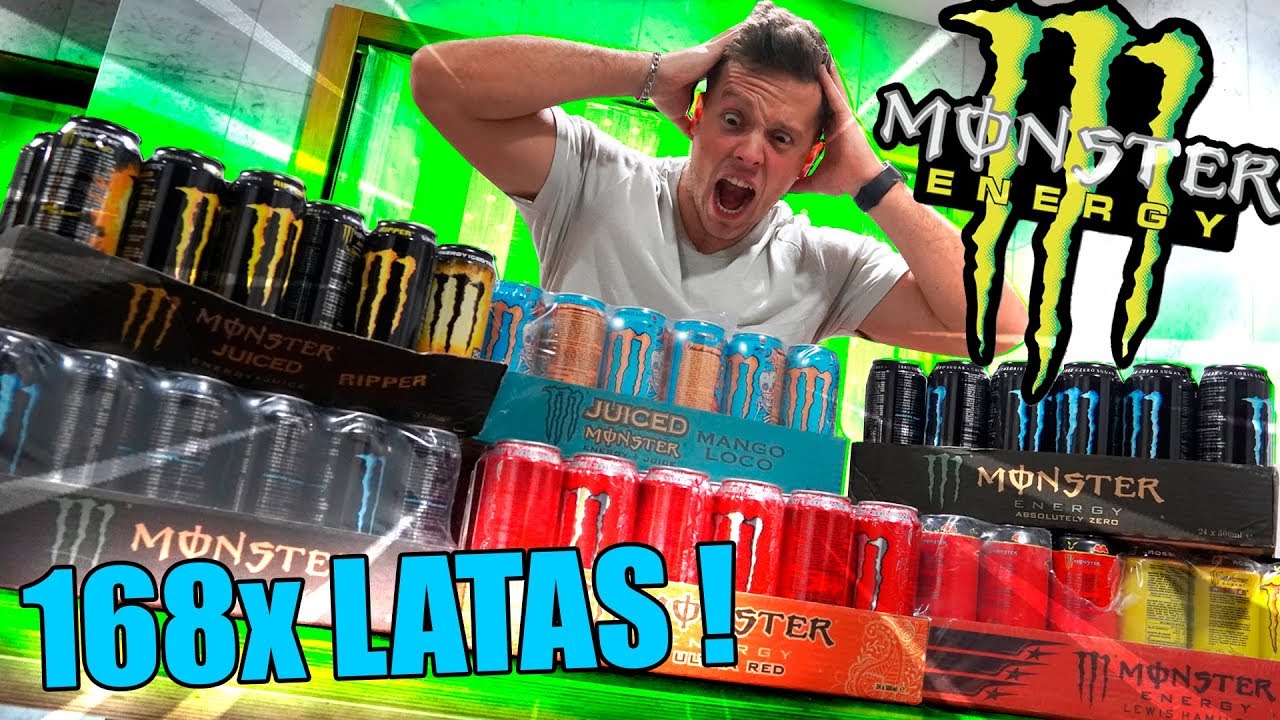 COMPREI 168 BEBIDAS ENERGÉTICAS !!! *CONCURSO MONSTER*