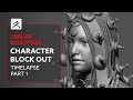 Making of Tenzin sculpting time-lapse Part 1