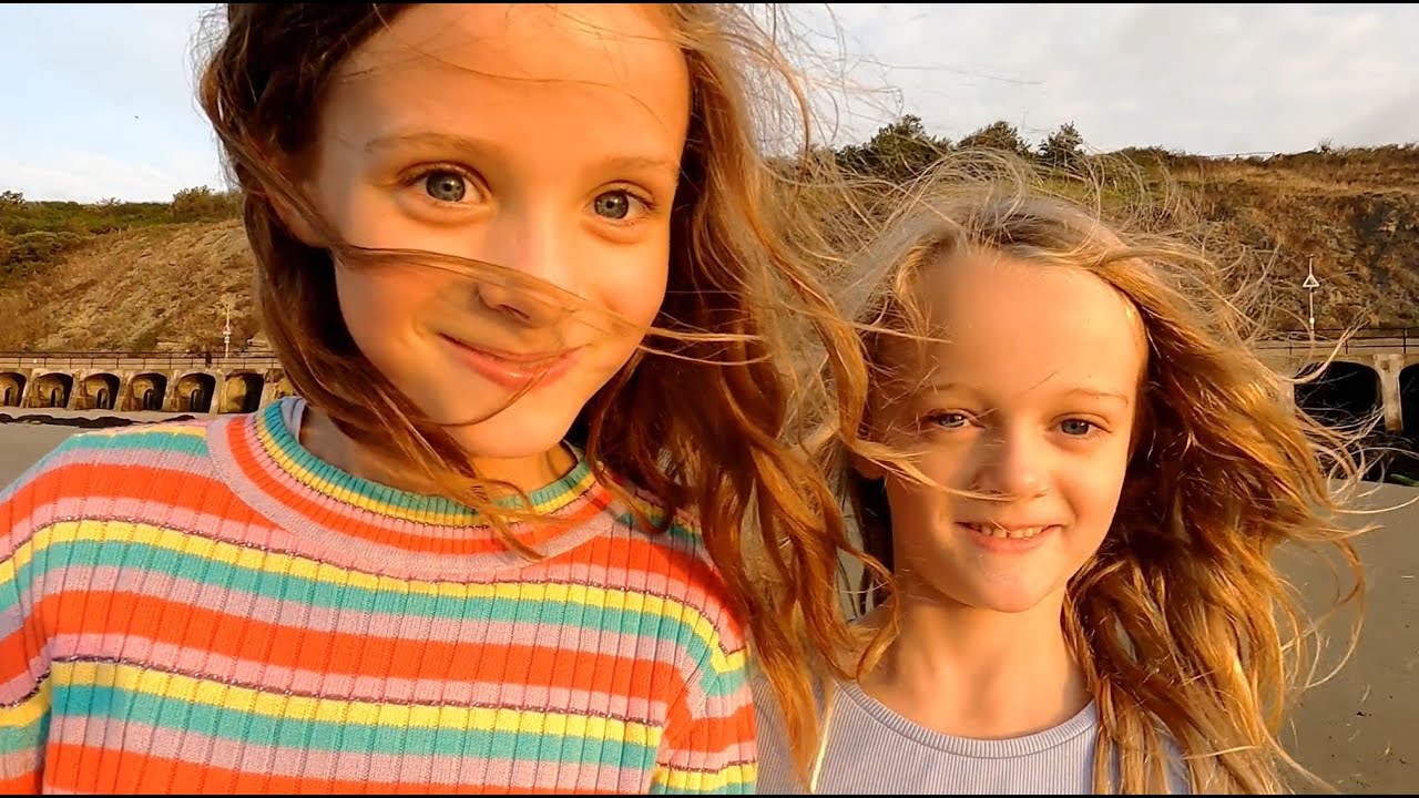 Ida and Coral - by the beautiful sea! Are donor egg children special? We think so!