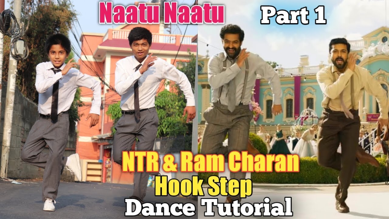 Naatu Naatu Hook Step Tutorial (Part-1) – RRR – NTR & Ram Charan | Epic Footwork Dance | Entry Step