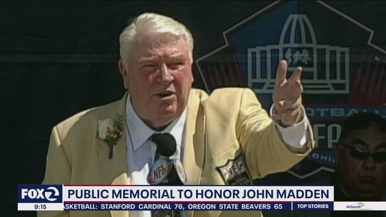 Honoring Bay Area legend John Madden ahead of Monday's memorial - YouTube