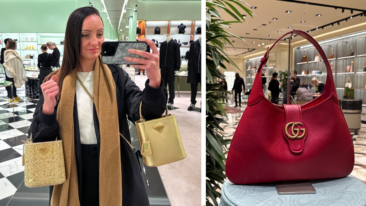 NEW IN BAGS 🔥 Come Luxury Shopping With Me 2022 Vlog ft. YSL, LV