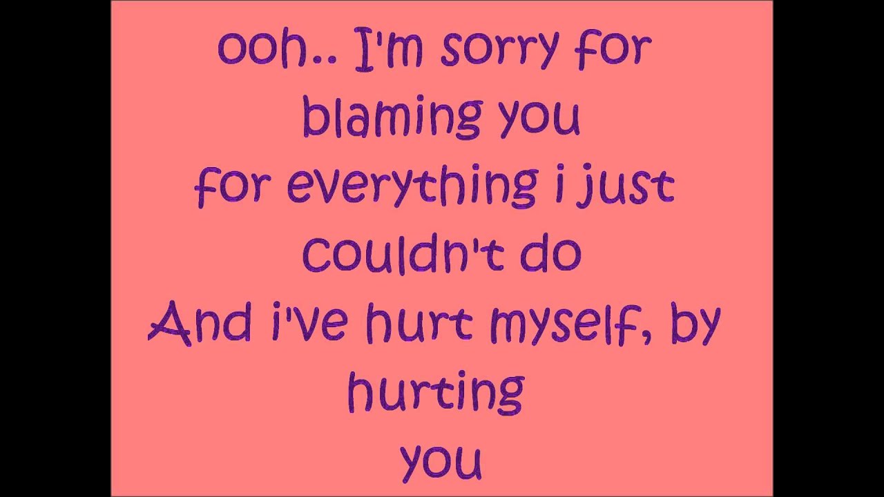 Christina Aguilera Hurt [Lyrics On Screen] YouTube