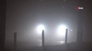Aksarayda Yoğun Sis Etkili Oldu