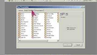 Creating New Power Point Presentation-MS Office 2000