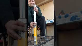 Umplerea Jambei Cu Lichid Hidraulic.