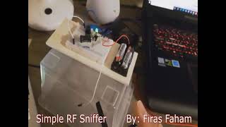 RF Sniffer - a very low cost Radio Sniffer you can build at home
