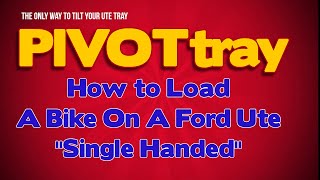 Motorcycle Loader on a Ford Ute