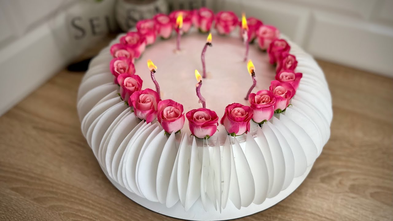 الكيكة الترند🤍🌹 حضريها في البيت و ابهري من حولك 